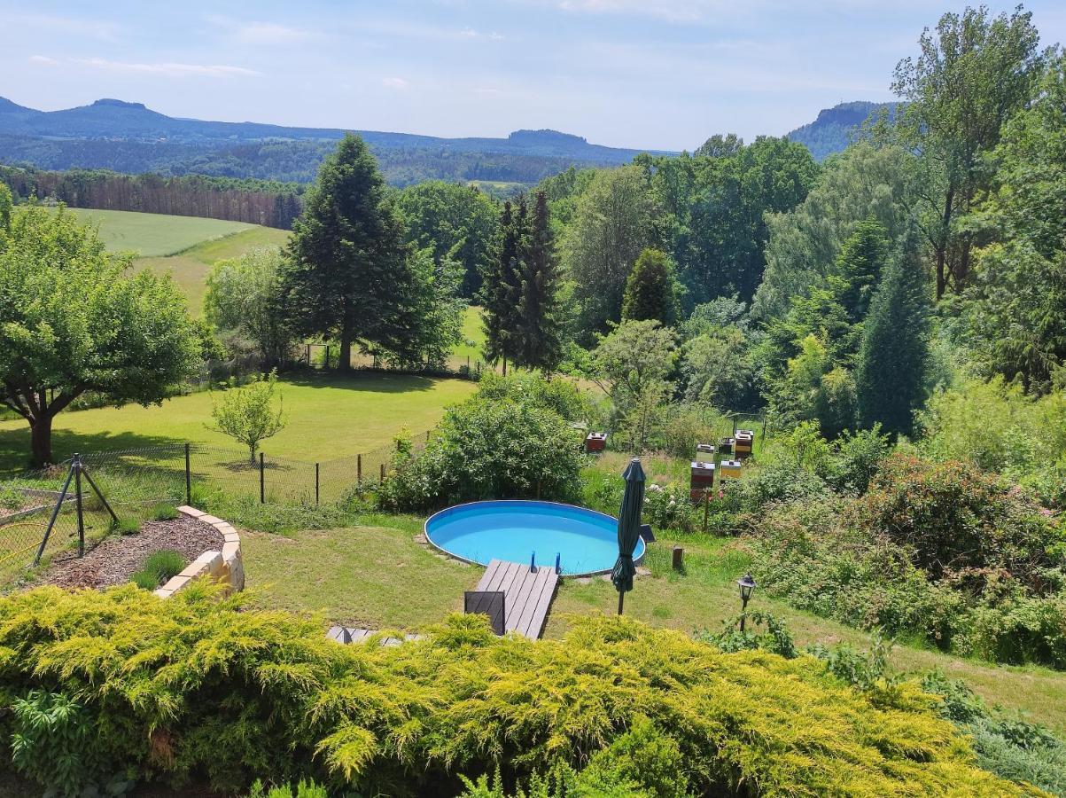 Ferienhaus Hering Neu Porschdorf Bagian luar foto